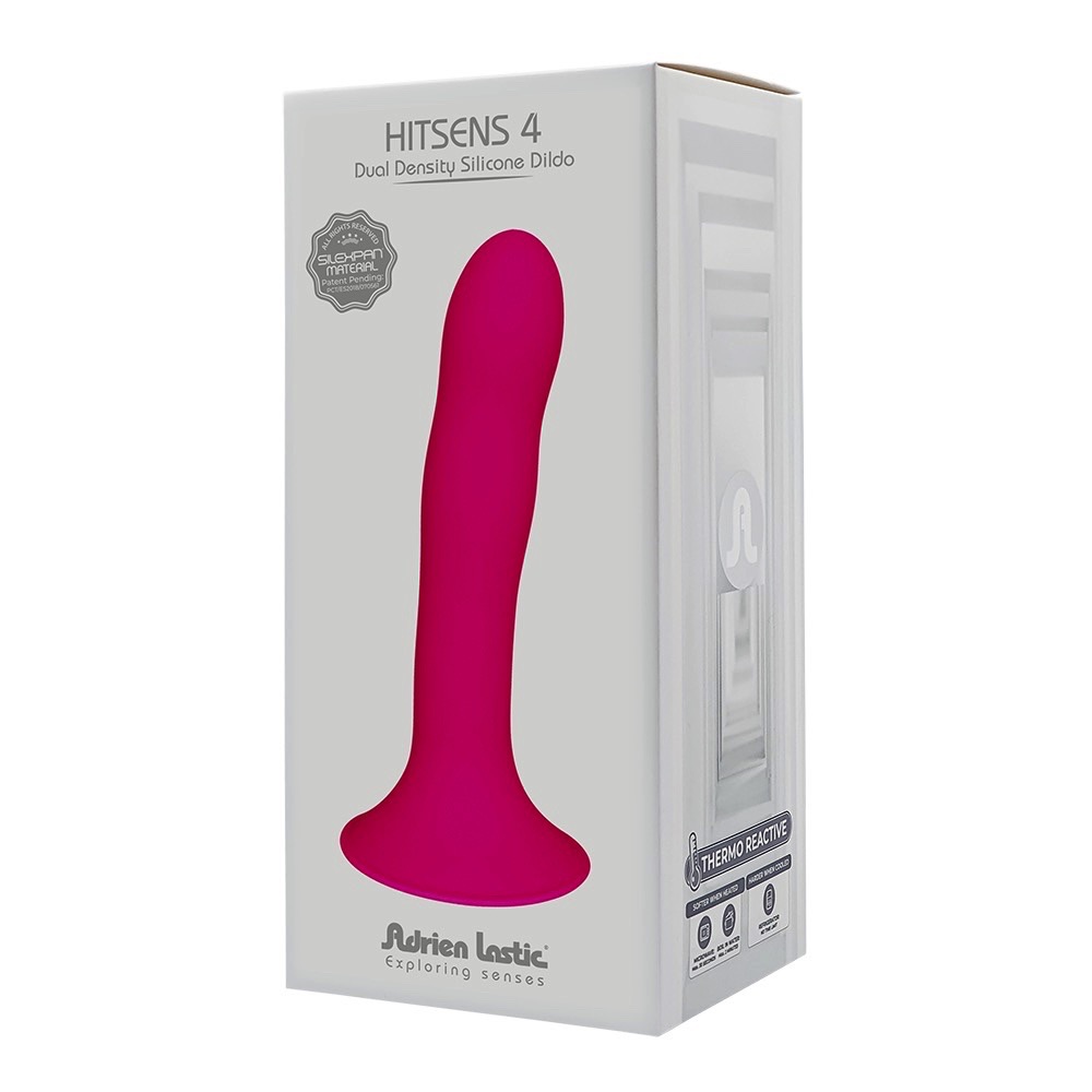 Adrien Dual Density Cushioned Core Vibrating Suction Cup Silicone Dildo 6.5 Inch