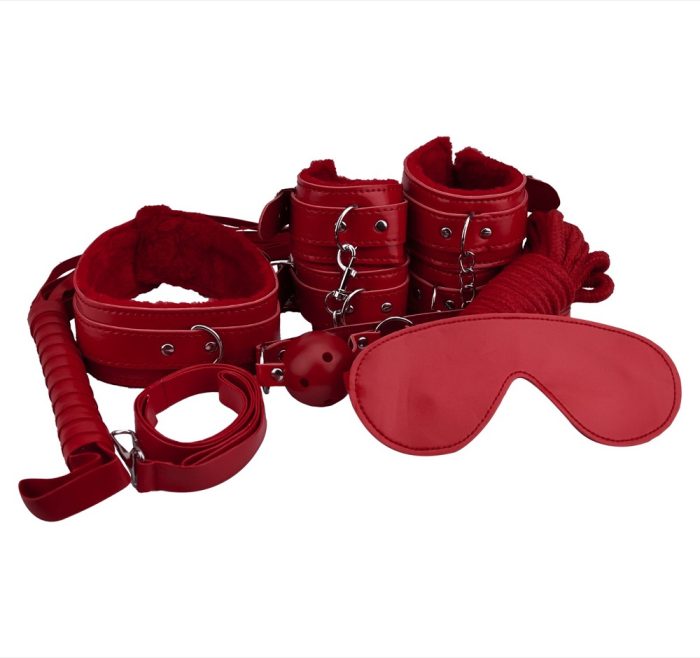 Loving Joy Beginners Bondage Kit Red – 8 Piece N11588