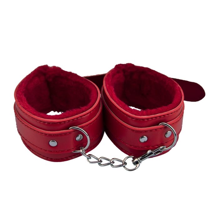 Loving Joy Beginners Bondage Kit Red – 8 Piece N11588 (ankle cuffs)