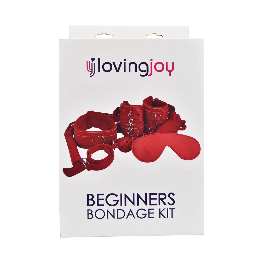 Loving Joy Beginners Bondage Kit Red – 8 Piece N11588